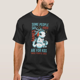 Camiseta Videos games de console de jogos Gamesalotl Axolot