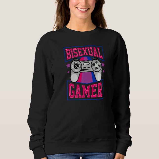 Camiseta Videos games de jogadores bissexuais Trendy Bi Pri (Frente)