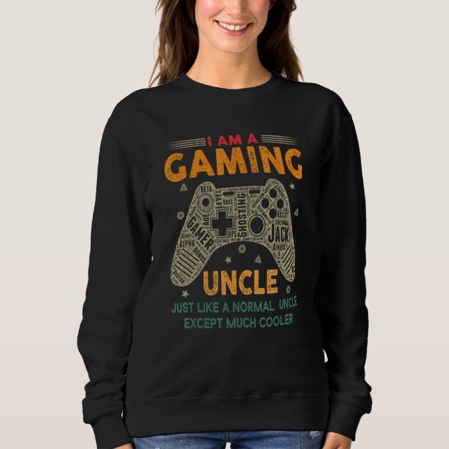 Camiseta Videos games De Jogadores De Vídeo Do Tio (Frente)