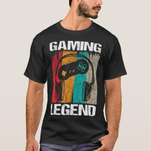 Camiseta Videos games de jogos de legenda Gamer Dons de pre