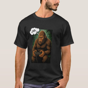 Camiseta Videos games De Pé Grande, Sasquatch Engraçado