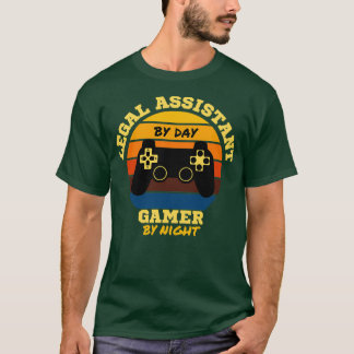 Camiseta Videos games de Vintagem do Assistente Jurídico En