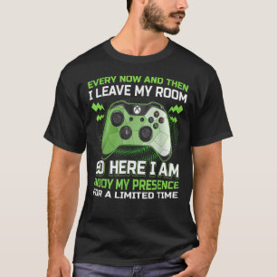 Camiseta Videos games Engraçados De Vez Em Quando E Depois
