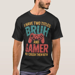 Camiseta Videos games Engraçados De Vintage Para Meninos, I