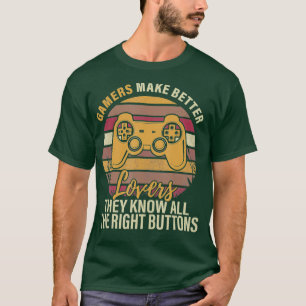 Camiseta Videos games engraçados Dia de os namorados para j