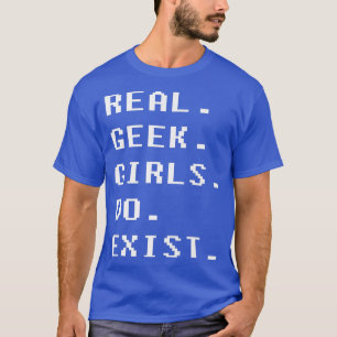 Camiseta Videos games Engraçados Garota Real Dotada Mulhere