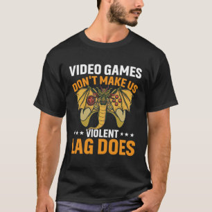 Camiseta Videos games não nos fazem ficar violentos