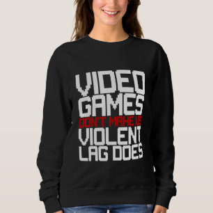 Camiseta Videos games não nos fazem perder a violência