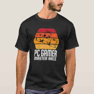 Camiseta Videos games para computador WASD PC Gamer Funny M
