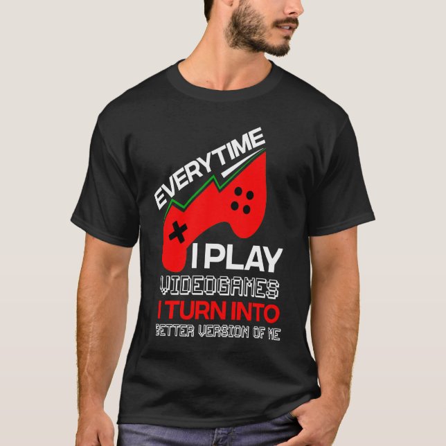 Camiseta Videos games para jogadores I Console Computador (Frente)
