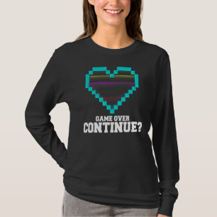 Camiseta Videos games Pixel Heart Gamer 1