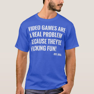 Camiseta Videos games são um podcast de videogame problemát