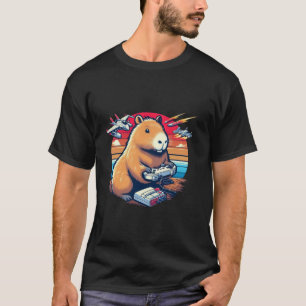 Camiseta Videos games Sobre Capybara Funny Videos games Cap