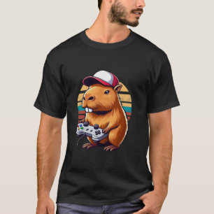 Camiseta Videos games Sobre Capybara Funny Videos games Cap