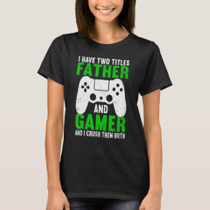 Camiseta Videos games Vintage Gamer Engraçados Pai Tea