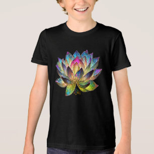 Camiseta Vidro Colorido Flor de Lótus