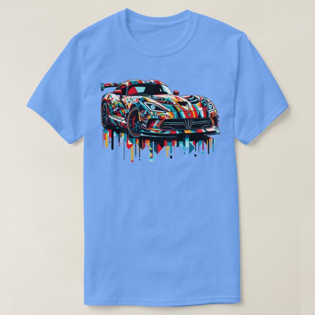 Camiseta Vidro da borda 3 (Frente do Design)