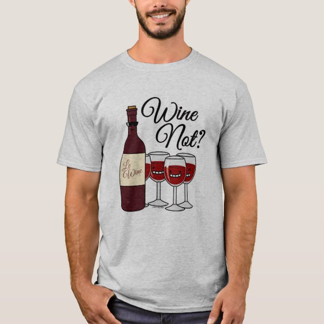 Camiseta Vidro da rosa vermelha pinot do álcool das uvas do (Frente)