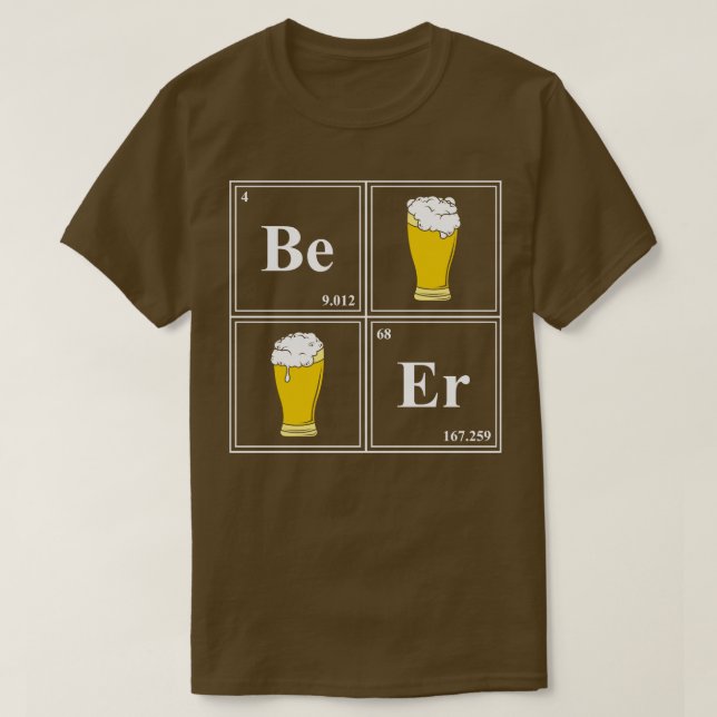 Camiseta Vidro de cerveja com espuma (Frente do Design)
