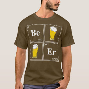 Camiseta Vidro de cerveja com espuma