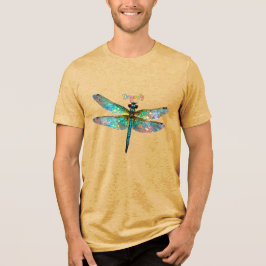 Camiseta Vidro de Cor Colorido Libélula
