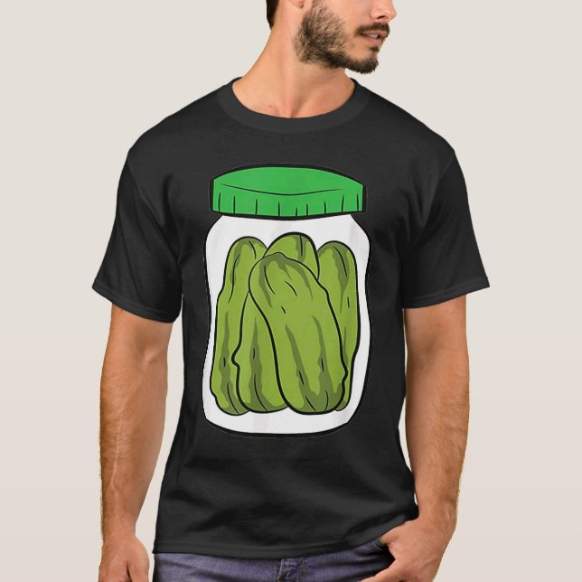 Camiseta Vidro De Picles Picles Picles Picles Piles Jar Lov (Frente)