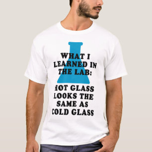 Camiseta Vidro do laboratório