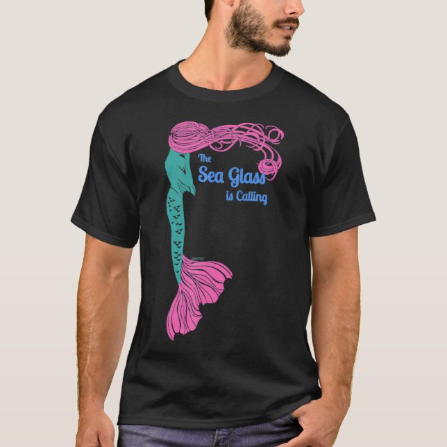 Camiseta Vidro Do Mar Chamando Coluna De Vidro Do Mar De Se (Frente)