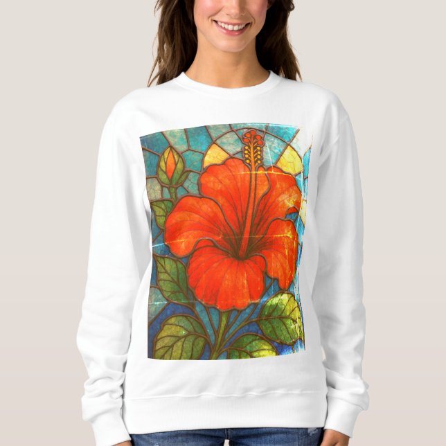 Camiseta Vidro Hibiscus (Frente)