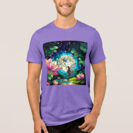 Camiseta Vidro Pintado Pequena Fada Com Libélula