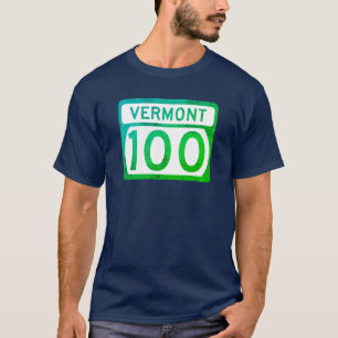 Camiseta Vidro rodoviário Vermont Route 100 (com agentes at
