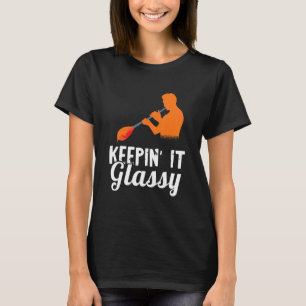 Camiseta Vidro-Vidro-Vidro-Ventilador-Ventilador Mantendo-S