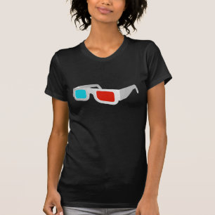 Camiseta Vidros 3D retros gráficos