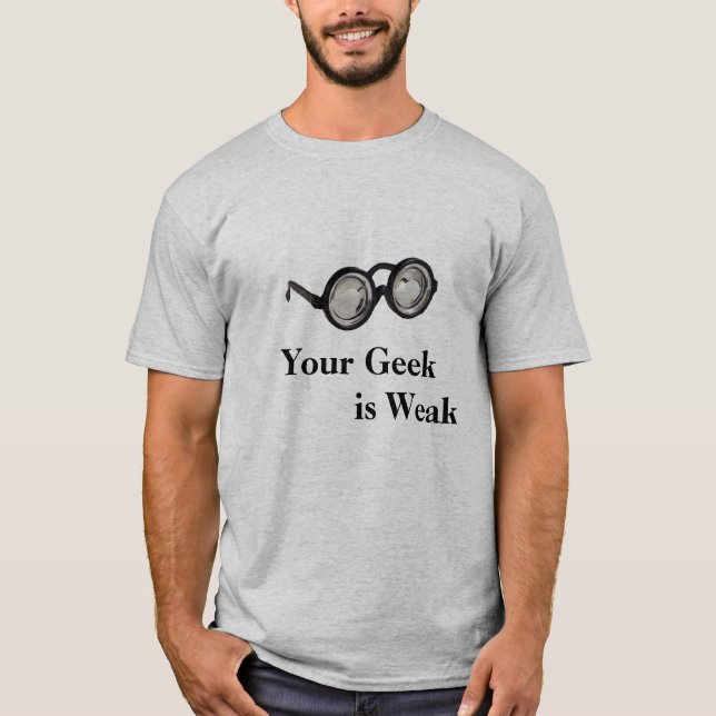Camiseta Vidros do geek, seu geek          eu… - (Frente)