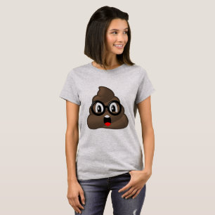 Camiseta Vidros surpreendidos Emoji do tombadilho