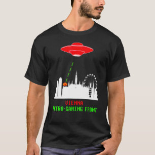 Camiseta Viena, Áustria Invasão, Retro Jogos Ufo