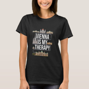 Camiseta Viena Love cita Viena é minha visão de terapia amo