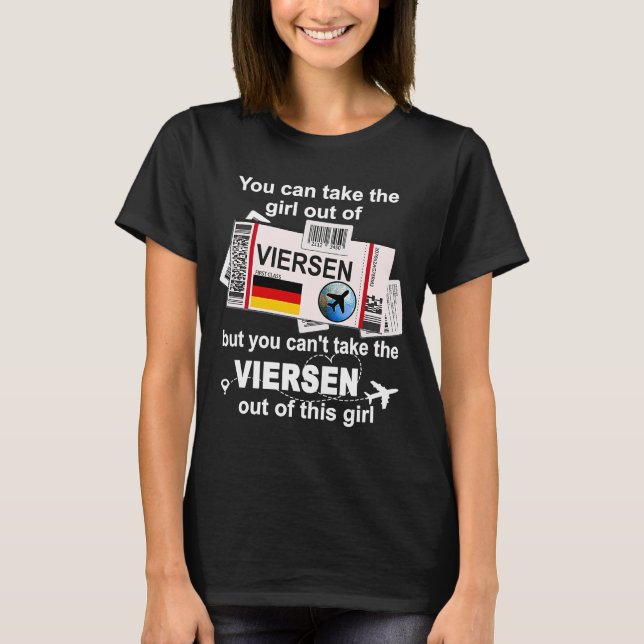 Camiseta Viersen Boembarque Pass Viersen Girl Viersen (Frente)