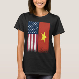 Camiseta Vietnã Americana Bandeiras Americanas Orgulhosas V