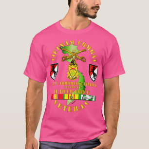 Camiseta Vietnã Combate Cavalaria Veteran com 11 ACR