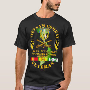 Camiseta Vietnã Combate Cavalaria Veterana com segundo Bn 7