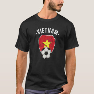Camiseta Vietnã Futebol Vietnã Bandeira Futebol Vietnamita