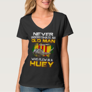 Camiseta Vietnã Vet T Shirt Uh 1 Huey Helicopter