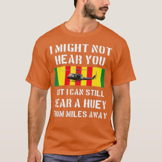 Camiseta Vietnã Veterano Vietnã Veterano Huey Helicopter Ri