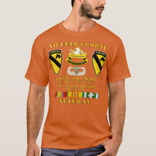 Camiseta Vietnam Combat Vet w 1rua Bn 8º Cav 1rua Cav Div J