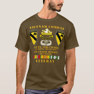Camiseta Vietnam Combat Vet w 1rua Bn 8º Cav 1rua Cav Div J