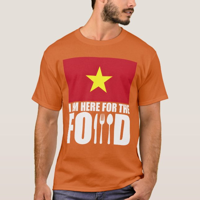 Camiseta Vietnam souvenir food travel vintage (Frente)