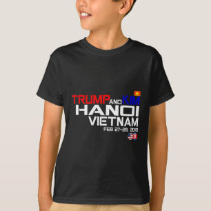 Camiseta Vietnam Suummit Kim e Trump