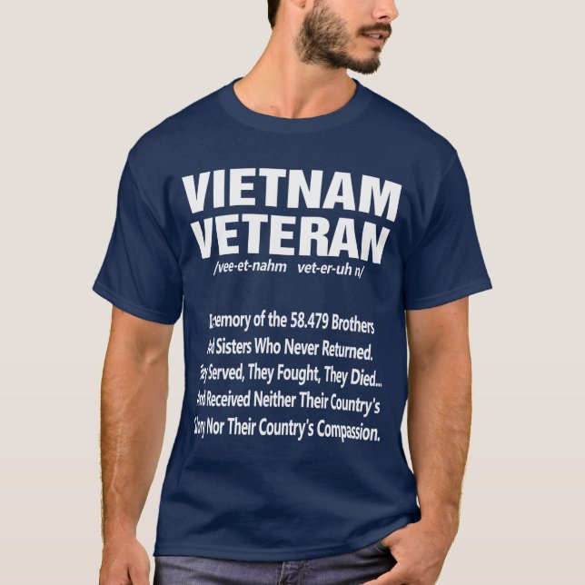 Camiseta VietNam Veteran (Frente)