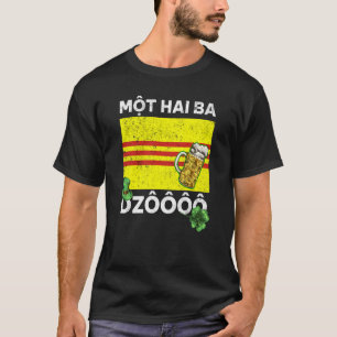 Camiseta Vietnam Viet Dia de São Patrício Mot Hai Ba Dzo Ch
